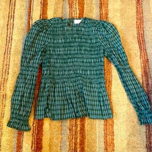 Universal Thread long sleeve puff shoulder top